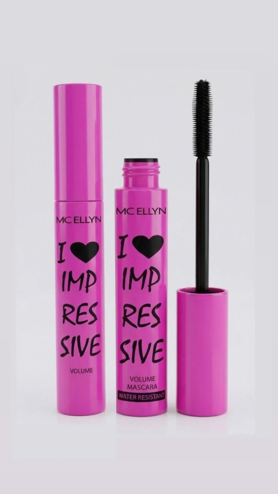 MCELLYN I Love Impressive Volume Mascara – Suya Dayanıklı Hacim Veren Siyah Maskara
