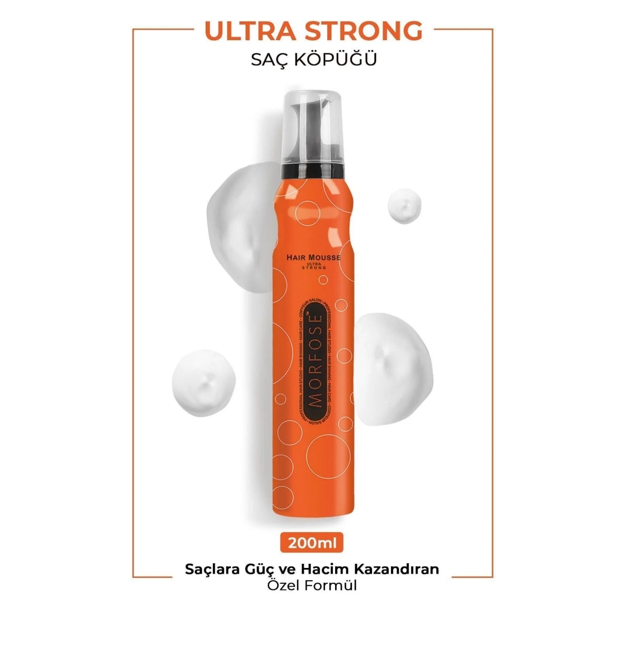 Morfose Ultra Strong Saç köpüğü 200ml