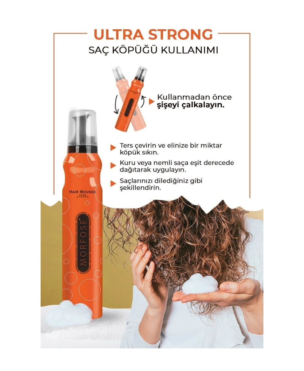 Morfose Ultra Strong Saç köpüğü 200ml