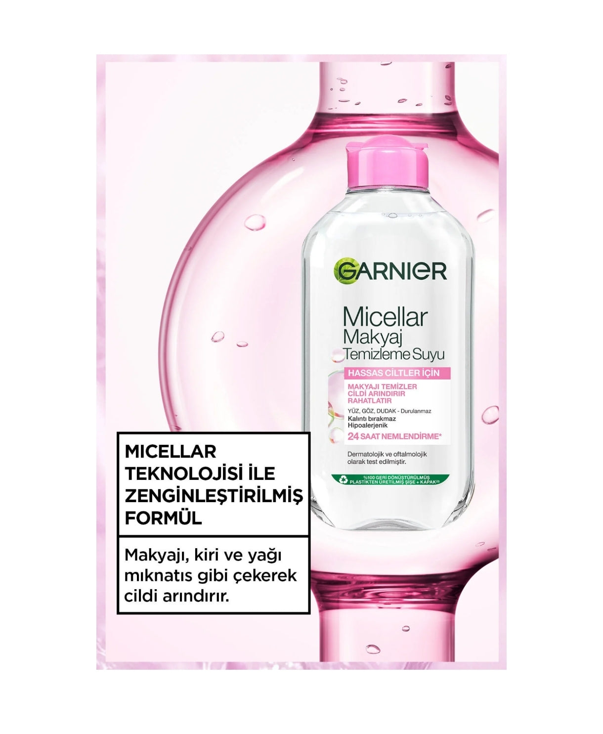 Garnier Micellar Makyaj Temizleme Suyu (200 ml) -Tek Dokunuşta Kusursuz Temizlik