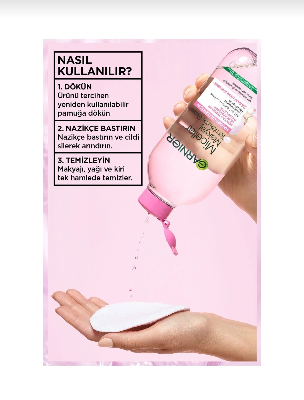 Garnier Micellar Makyaj Temizleme Suyu (200 ml) -Tek Dokunuşta Kusursuz Temizlik