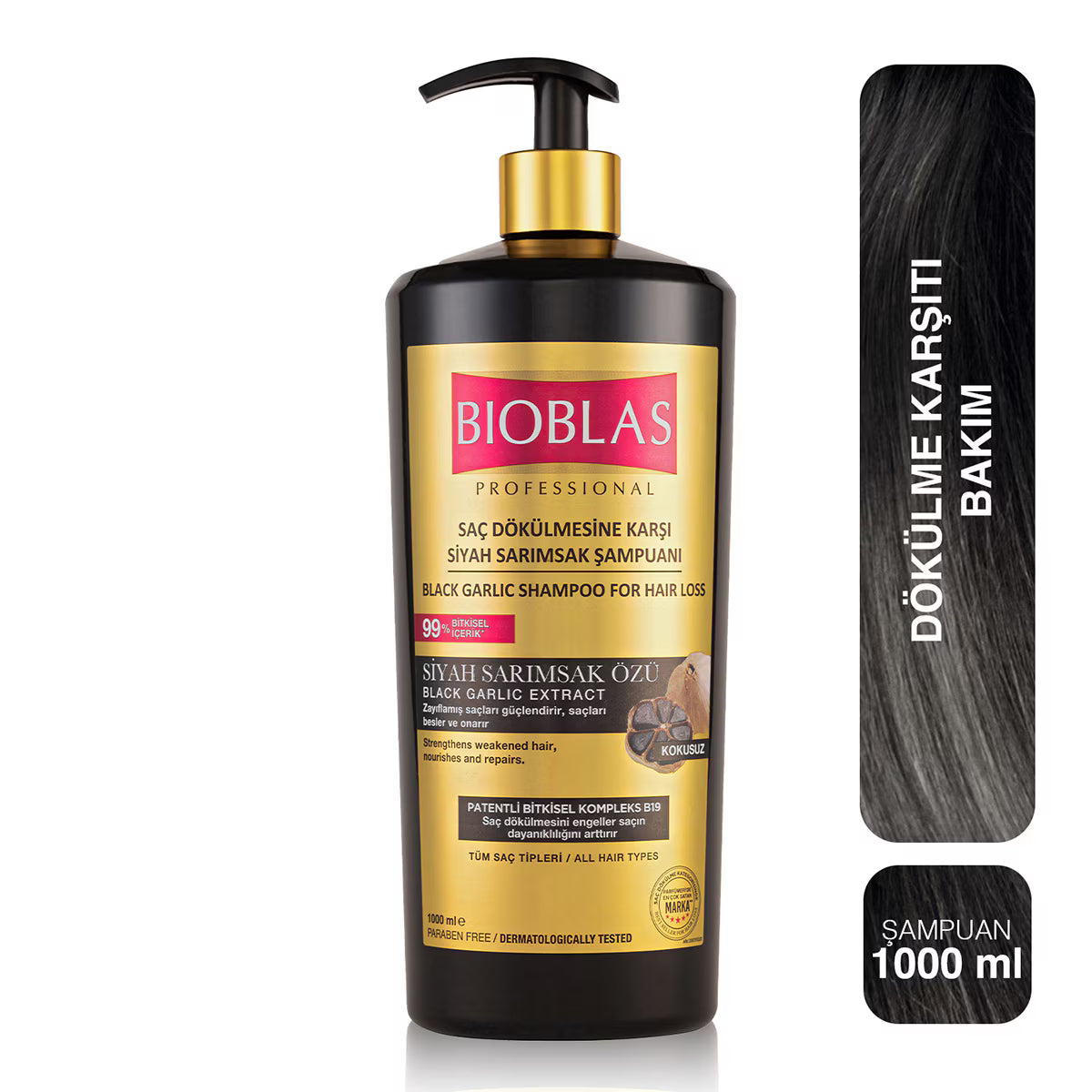 Bioblas Professional Siyah Sarımsak Şampuanı 1000 ml