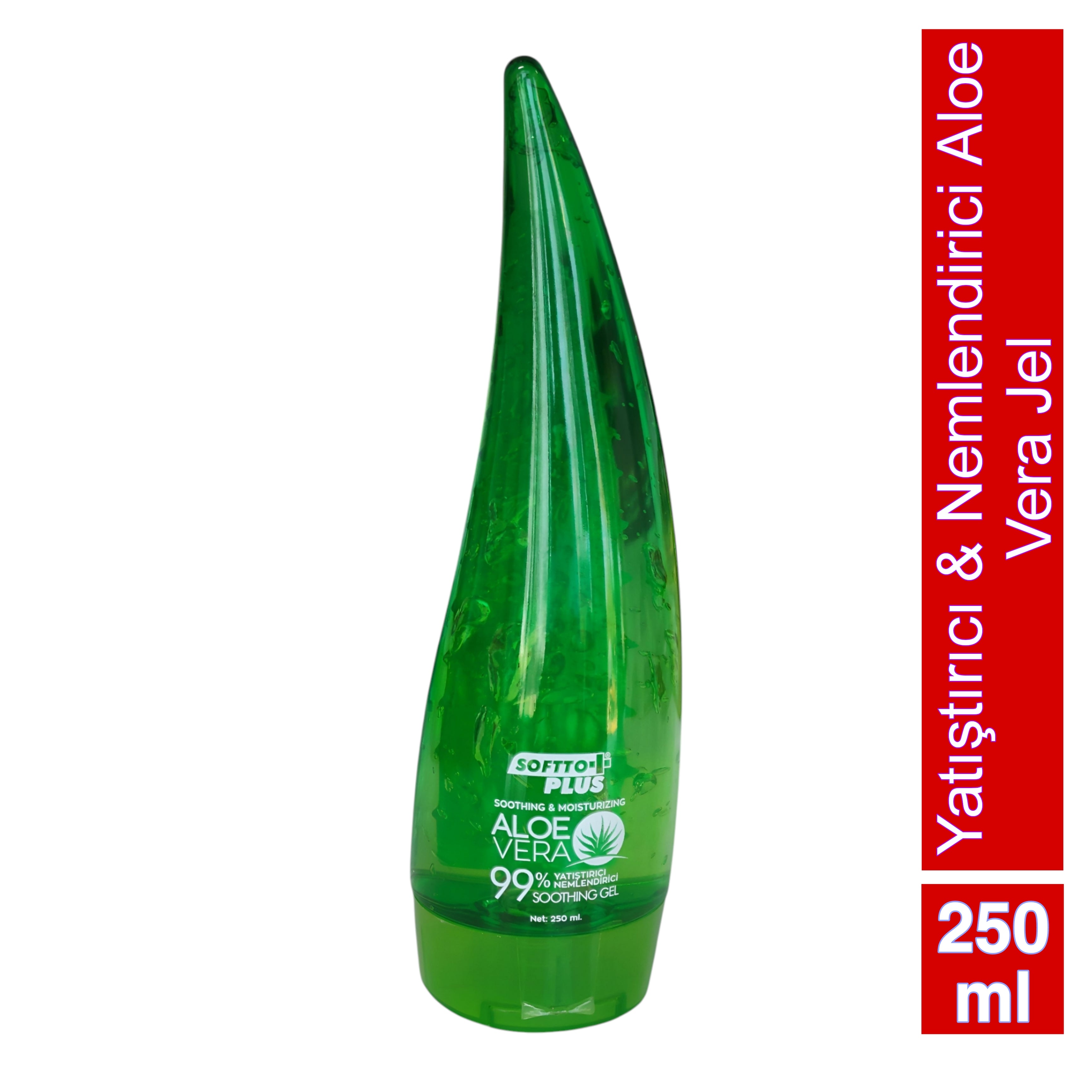 Doğal Aloe vera rahatlatıcı yüz temizleme Jeli