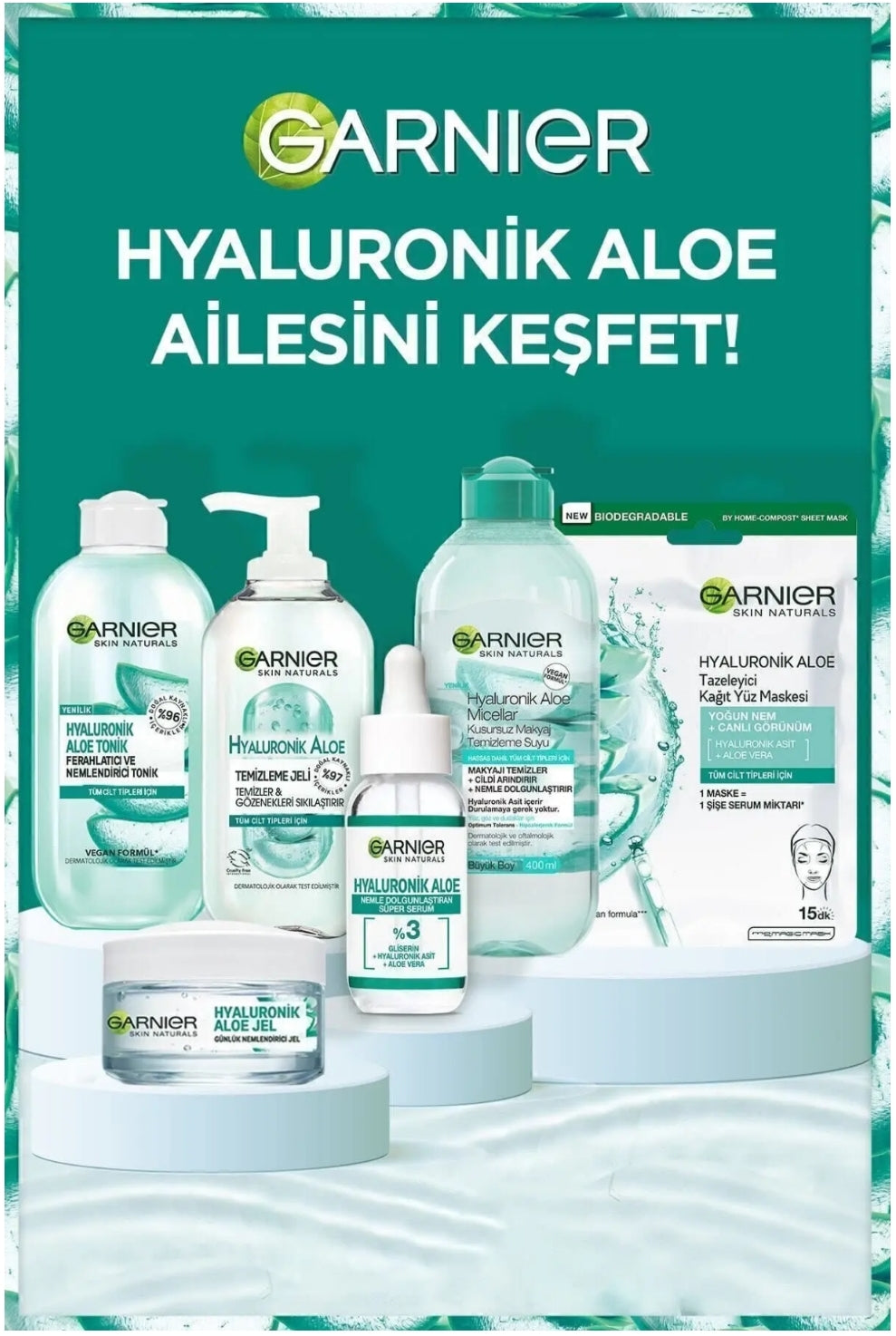 Garnier hyaluronik aloe temizleme jeli