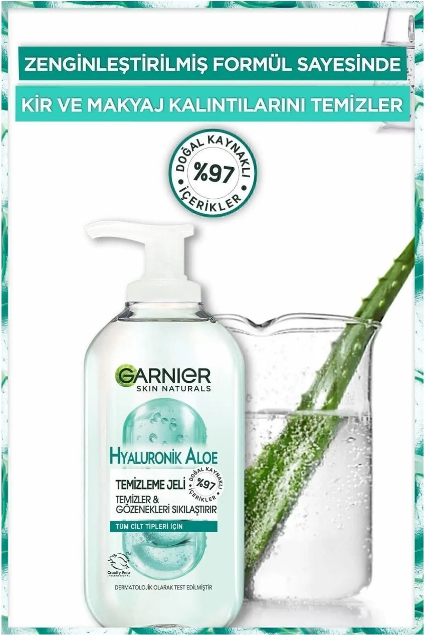 Garnier hyaluronik aloe temizleme jeli
