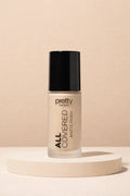 pretty beauty all covered matte finish foundation