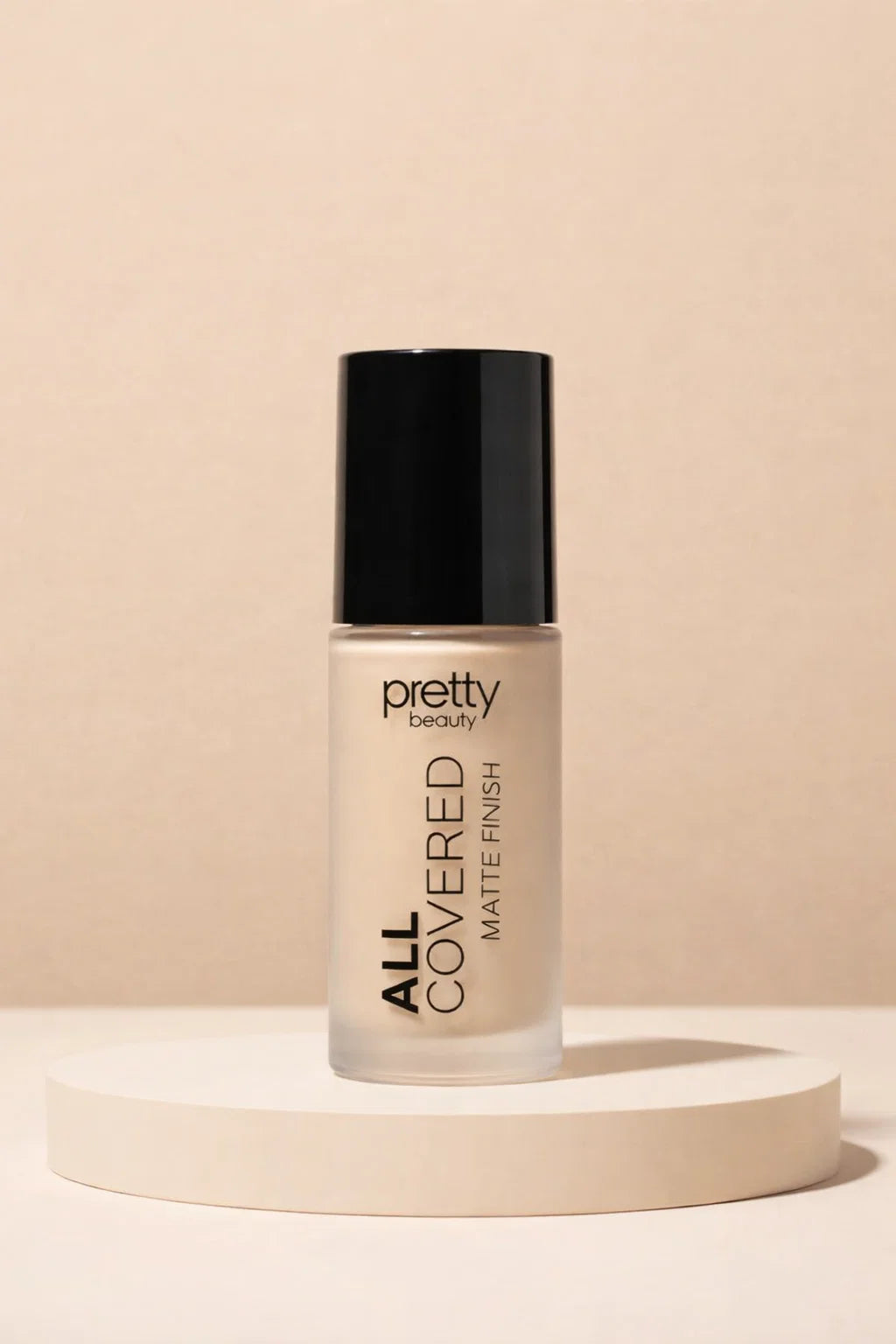 pretty beauty all covered matte finish foundation